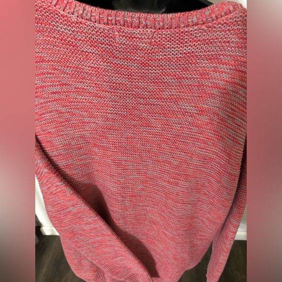 BDG coral & gray oatmeal sweater size S, crewneck oversized comfy, soft & cozy - Picture 4 of 9